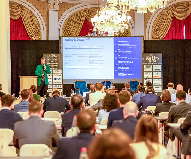 Conference keynote stage